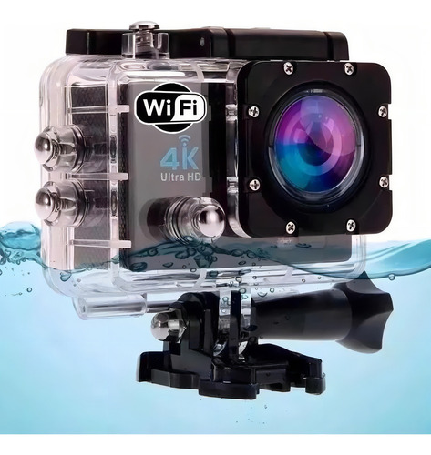 Câmera Go Cam Full Hd 4k: Wi-fi, Ação - Com