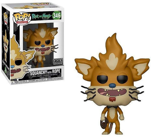 Muñeco Funko Pop Squanchy Rope Coleccion Rick Morty Rdfy