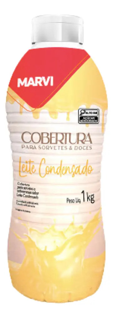 Cobertura P/ Sorvete Leite Condensado Marvi C/ 1 Kg