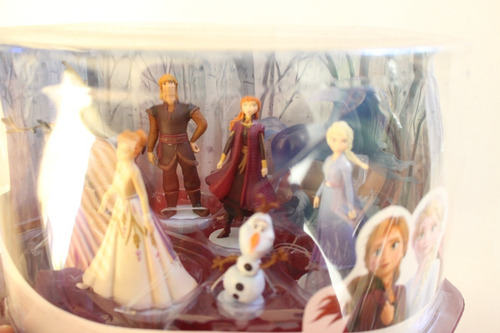 2019 Lote 8 Figuras Elsa Anna Olaf Disney Store Frozen Ii (Usado)
