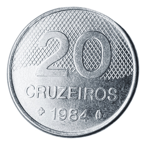 Moeda Antiga Do Brasil - 20 Cruzeiros De 1984