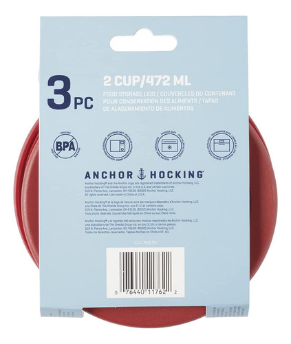 Anchor Hocking Classic Round Food Storage Snugfit Tapas De R