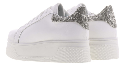 Tenis Casuales Mujer Dama De Plataforma Con Brillos Erez