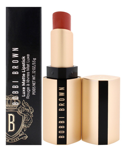 Batom Bobbi Brown Luxe Matte 64 Chá Da Tarde Para Mulheres