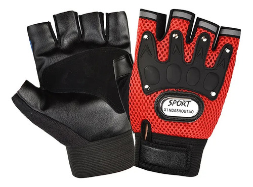 Guantes Antidelizantes Deporte Gimnasio Unisex Medio Dedo