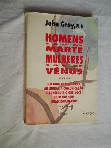 * Livro - Homens São De Marte Mulheres São De Venus