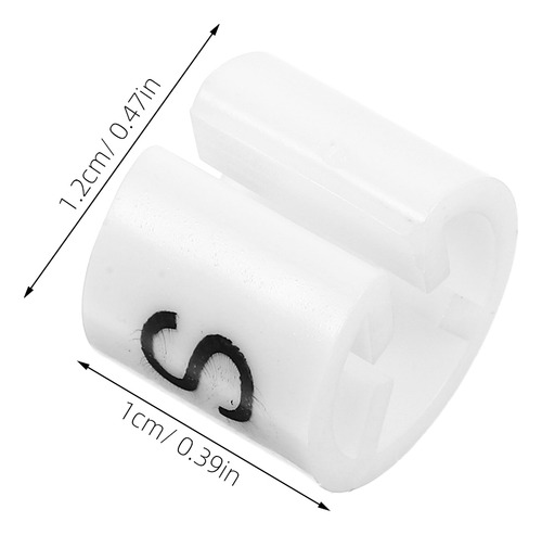 Rotulador Para Colgar Ropa, 50 Unidades, Hebilla En Blanco