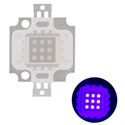 Chip Led Morado Uv De 395-400 Nm Integrado Con Luz Ultraviol