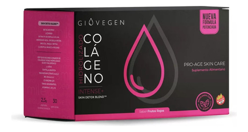Imagen 2 de 9 de Colágeno Hidrolizado Giovegen Intense Skin Care X 2