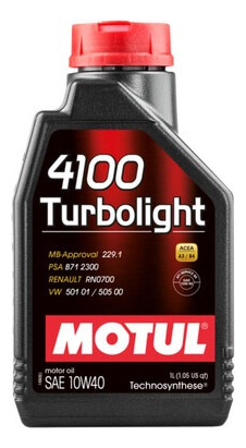 Aceite Motul 4100 Turnolight 10w-40 Semi Sintetico