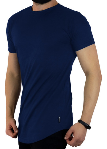 Camiseta Masculina Longline Over C35 Caimento Perfeito
