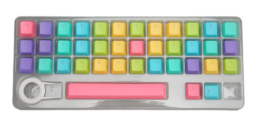 Teclado Mecánico Pbt, 39 Teclas, Luz De Fondo Colorida Para