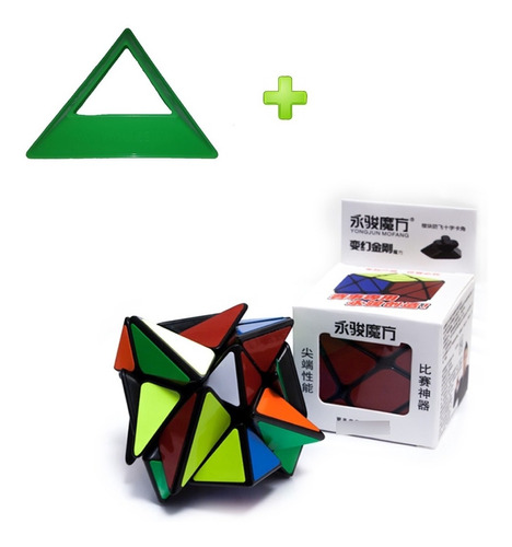 Cubo Rubik Original Axis  + Base Moyu Mercado Cubos