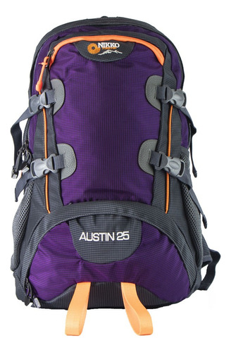 Mochila outdoor Austin 25 Litros Trekking Montaña (morado)