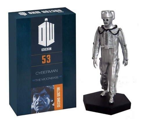 Imagem 1 de 1 de Miniatura 53 Cyberman - Doctor Who Figurine - Bonellihq H18