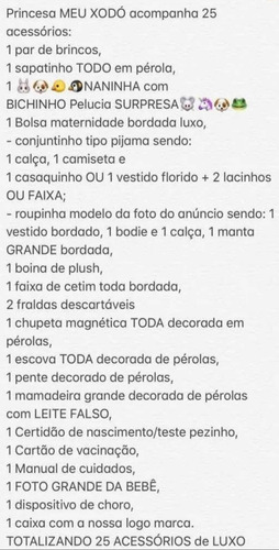 Bebê Reborn 21 Itens Princesa Boneca Senta Silicone Bolsa