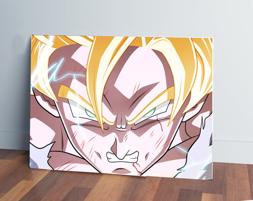 Cuadro Dragon Ball Super Go 360 50x70 Mdf Memoestampados