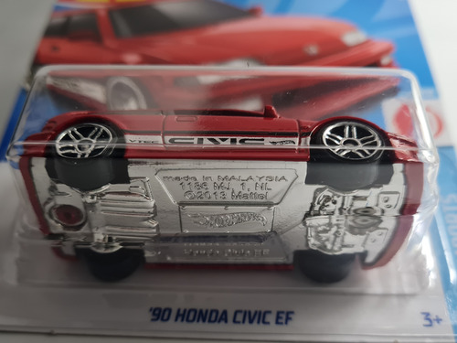 Hot Wheels N° 96 '90 Honda Civic Ef 7/10 Hw J-imports - Mdq