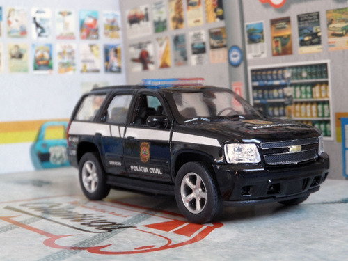 Miniatura Chevrolet Tahoe Polícia Civil Pc Sp - Atual