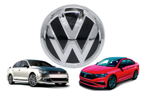 Emblema Parrilla Vw Golf Jetta A6 Passat Tipo Original Croma