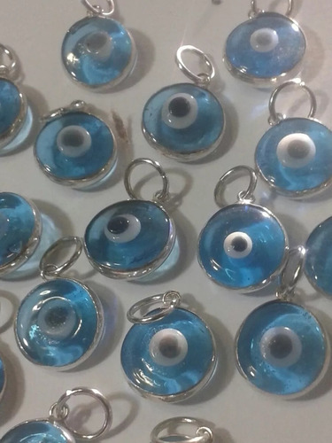 Imagen 1 de 10 de 196 Se Vende Ojo Turco Montado En Plata En Arte Murano T.peq