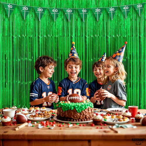 Serpentinas Verdes Katchon Para Decoración De Fiesta, 3,2 X