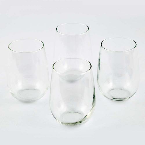 Vaso Largo Borgonovo Ducale Setx4 490ml En Vidrio 11096045