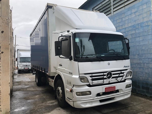 Mb Atego 1518 Ano 2009 Com Baú Sider De 7 Metros