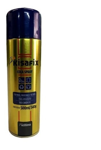 Imagem 2 de 4 de Cola Adesiva Spray De Contato Kisafix Killing