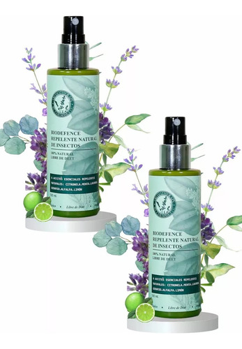 Duo Repelente Natural Biodefence Insectos Sin Deep 100ml C/u