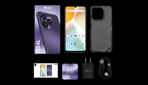 Blu G64l 4g Dual 128 Gb Violeta 4 Gb Ram (+8 Gb Ram Virtual) Violeta Oscuro