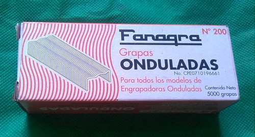 Grapas Corrugadas Fanagra