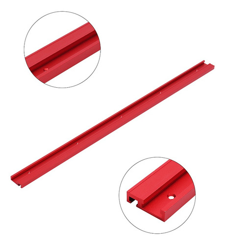 Machifit 800 Mm Rojo Aleación De Aluminio T-track Carpinterí