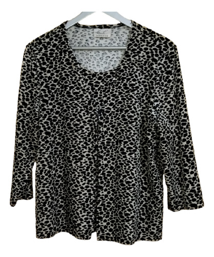 Blusa Superpuesta Katie Lee Usa Terciopelo Talla L Xl 