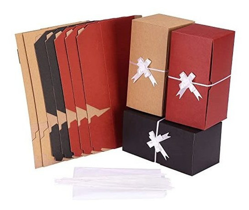 Cajas De Regalo De Colores 9 X 4,5 X 4,5 Pulgadas Conjunto D