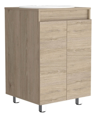 Mueble Corona Esencial Rovere 55 Cm Con Lavamanos Marsella