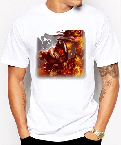 Camisas Para Hombre Blancas Smite Gamer Diseños Padrisimos