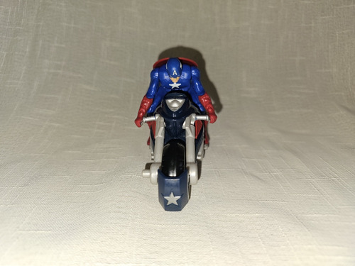 Figura Capitán América Moto De Asalto