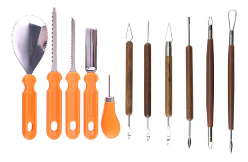 Juego De Cuchillos For Trinchar Frutas Y Verduras X11