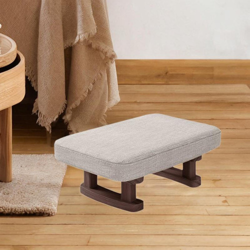 Taburete Pequeño Y Bajo, Rectangular, Otomano, Con Escalón
