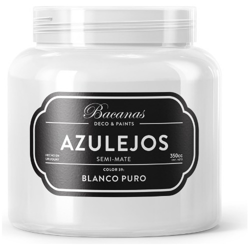 Pintura Para Azulejos Bacanas Blanco Puro 350cc