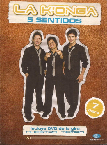 La K'onga Dvd 5 Sentidos Dvd Original Nuevo Cerrado Cuarteto