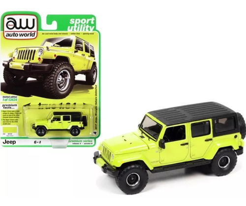 Aw 1:64 2017 Jeep Wrangler Sahara Unlimited Sport Amarillo 