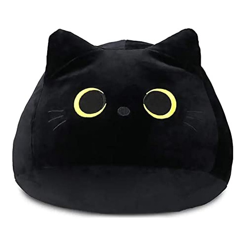 Almohada De Peluche De Gato Negro - Juguete De Peluche ...