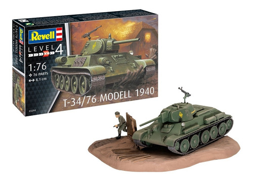 Tanque T-34/76 Modell 1940 1/76 Revell 03294