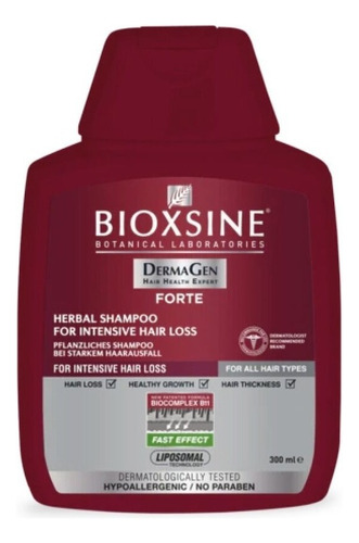 Shampoo Bioxsine Bioxsine Forte En Botella De 300ml Por 1 Un