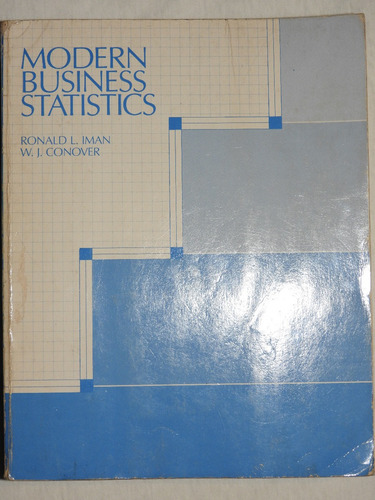 Modern Business Statistics - Estadistica Para Negocios (Usado)
