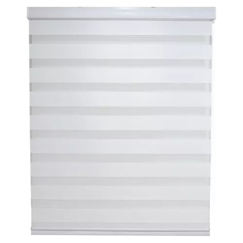 Persiana Zebra Sunny 100l X 220a - Branca - C/ Bandô
