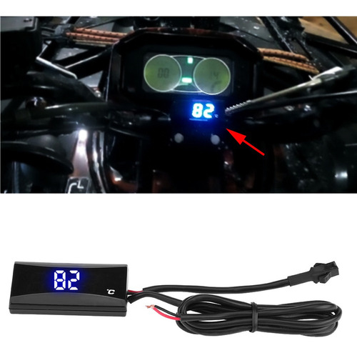 Medidor De Temperatura Del Agua Digital Para Motocicleta