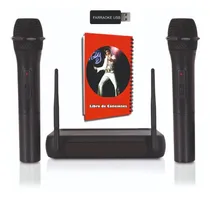 Comprar Karaoke Usb Smart+ 2 Micrófonos Inalámbricos Libro Impreso 